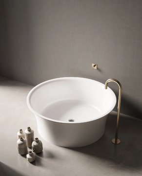 PLANET - Freestanding round Tecnoril® bathtub by LASA IDEA - view 3